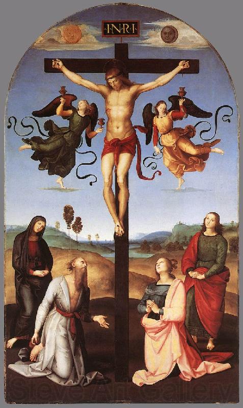 RAFFAELLO Sanzio Crucifixion (Citt di Castello Altarpiece) g